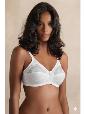 Yeni İnci Kadın Dantel Detaylı Toparlayıcı Sütyen 1905