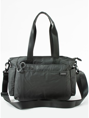 Sanmorris Kadın Suya Dayanıklı Kumaş Çok Gözlü Çapraz Askılı Okul Seyahat ve Omuz Çantası