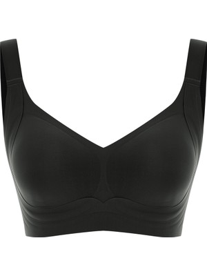 HNX Lazer Kesim Geniş Askılı Toparlayıcı Çıkarılabilir Kaplı Balensiz Kadın Sütyen