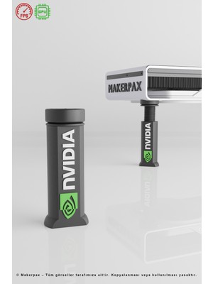 Ekran Kartı Destek Aparatı, Güçlendirilmiş Seri Nvidia Siyah, Anti Gpu-Sag