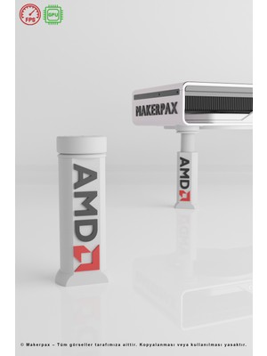 Ekran Kartı Destek Aparatı, Güçlendirilmiş Seri Amd Beyaz, Anti Gpu-Sag