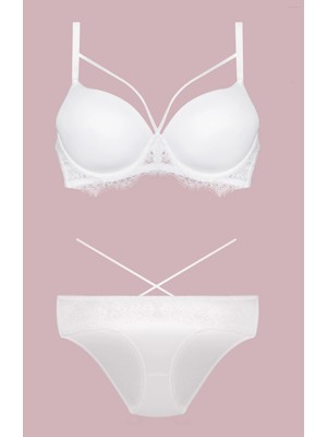 Çamaşır Kenti Nurteks 4618 Desteksiz Sütyen Takım