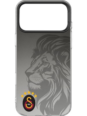 iPhone 17 Pro Uyumlu Galatasaray 5 Yıldız Aslan Premium Lisanslı Telefon Kılıfı