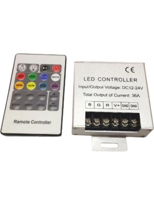 Powerr Led Aydınlatma 36A Rgb Şerit LED Rf Kontrol 12-24V