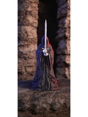 Siyah Nazgul Yüzüklerin Efendisi - Lotr Lord Of The Rings Nazgul Heykel Figür 15 cm
