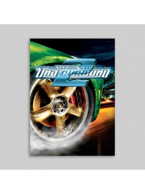 Orendart Need For Speed Underground 2 Game Çerçeveli - Çerçevesiz Oyun Poster Tablo