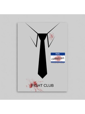 Orendart Fight Club Dövüş Kulübü Movie Film Çerçeveli - Çerçevesiz Poster Tablo Dekorasyon Tablo