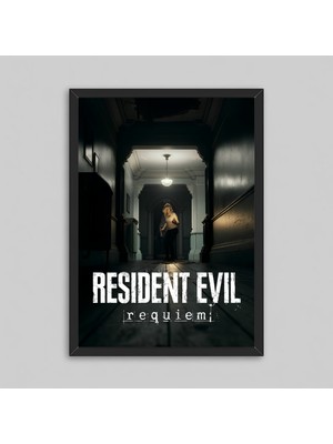 Orendart Resident Evil - Requiem Video Game Oyun Posteri Çerçeveli - Çerçevesiz Tasarım Tablo