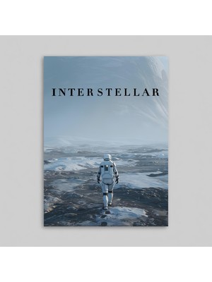 Orendart Interstellar Yıldızlararası Movie Film Çerçeveli - Çerçevesiz Poster Tablo Dekorasyon Tablo