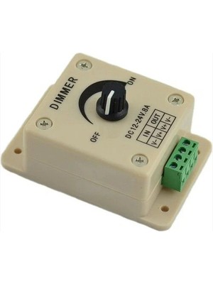 Powerr Led Aydınlatma 8A Manuel Tek Renk Dimmer 12-24V