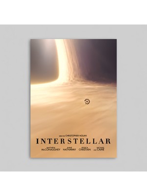 Orendart Interstellar Yıldızlararası Movie Film Çerçeveli - Çerçevesiz Poster Tablo Dekorasyon Tablo