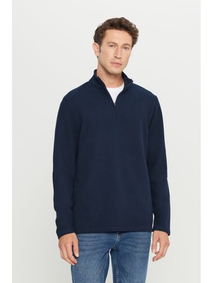 Altınyıldız Classics Pamuklu Slim Fit Dar Kesim Bato Yaka Uzun Kollu Tişört