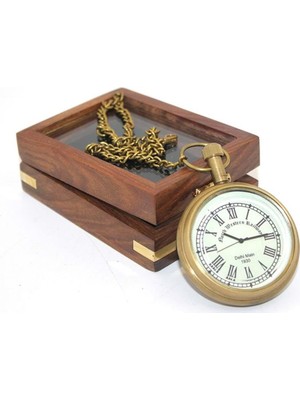 Ahşap Kutulu Köstekli Saat