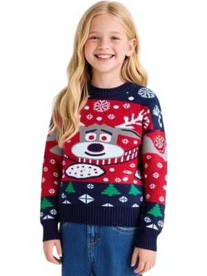 Reiz Kız Çocuk Triko Kazak