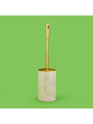 Matmel Bath Traverten Görünümlü Tuvalet Fırçası - Gri