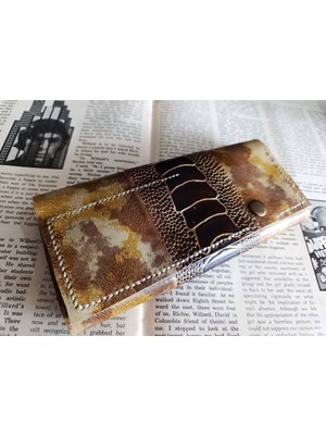 Mahfuz Crazy Gerçek Deri Tamamen El Emeği Özel Kalemleriniz Için Kalemlik Kalemkutu (8*18CM ) NLU160