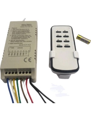 Powerr Led Aydınlatma 6 Kanallı Avize Kumandası 220 Volt