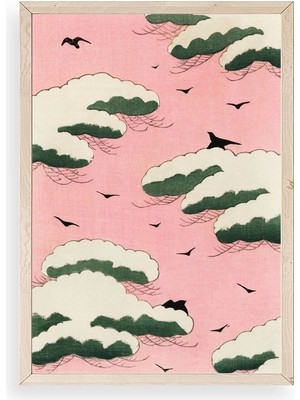 Buffer Bitjutsi Sekai Ahşap Çerçeveli Tablo