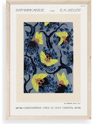 Buffer E. A. Seguy Ahşap Çerçeveli Tablo