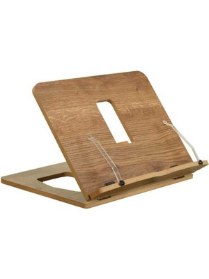 Katlanabilir Ahşap Çok Fonksiyonlu Okuma ve Cihaz Tutucu