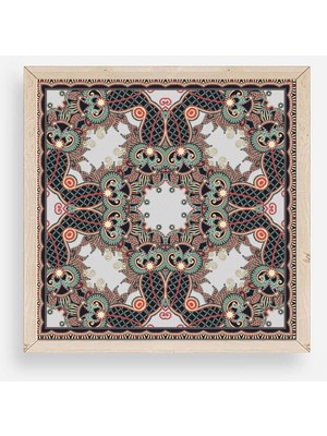 Buffer Motif Ahşap Çerçeveli Tablo