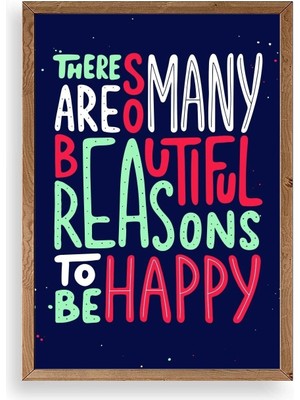 Buffer Motto Ahşap Çerçeveli Tablo