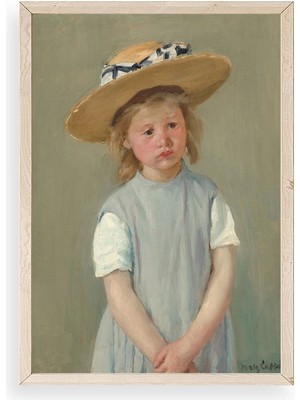 Buffer Cassatt Ahşap Çerçeveli Tablo