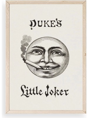 Buffer Duke's Little Joker Ahşap Çerçeveli Tablo