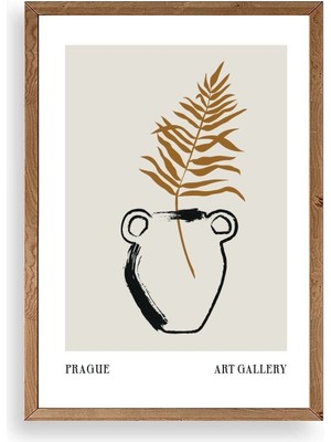 Buffer Vazo Ahşap Çerçeveli Tablo