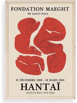 Buffer Hantai Ahşap Çerçeveli Tablo