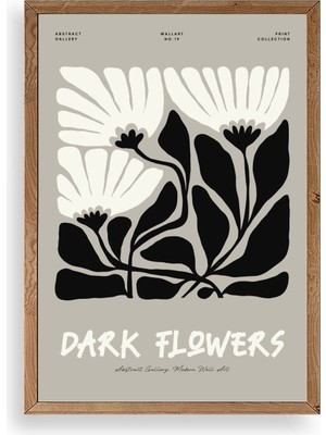 Buffer Çiçek Ahşap Çerçeveli Tablo