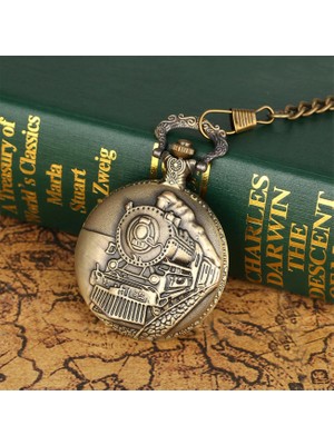 Mulvxkrg KRG02 Tren Temalı Köstekli Saat (Mulvix)