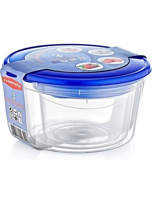 Mulvxkrg KRG02 3'lü Derin Saklama Kabı Seti (Mulvix)