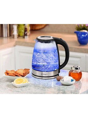 Mulvxkrg KRG02 Crown CRW-7204 Cam Kettle Elektrikli Isıtıcı (Mulvix)