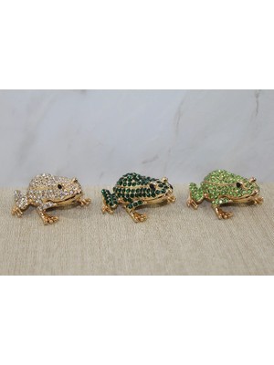 Mulvxkrg KRG02 Taşlı Minik Figür - Kurbağa Model 2 (Mulvix)