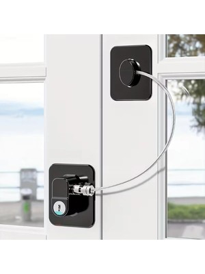 Mulvxkrg KRG02 Siyah Plaka Halatlı Emniyet Kilidi (Mulvix)