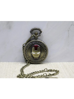 Mulvxkrg KRG02 Iron Man Tasarımlı Köstekli Saat (Mulvix)