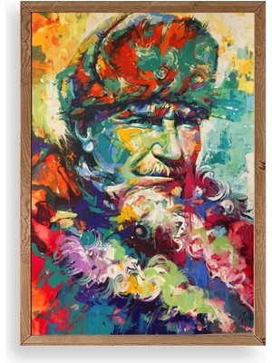 Buffer Atatürk Ahşap Çerçeveli Tablo