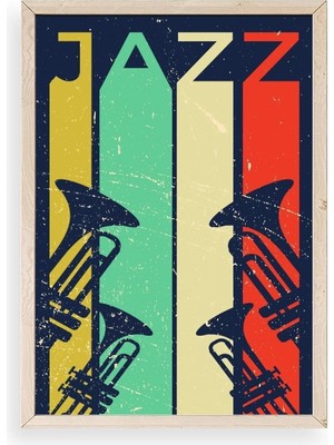 Buffer Jazz Ahşap Çerçeveli Tablo