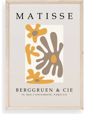 Buffer Çiçek Ahşap Çerçeveli Tablo