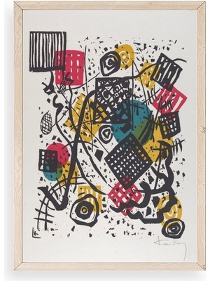 Buffer Welten Ahşap Çerçeveli Tablo