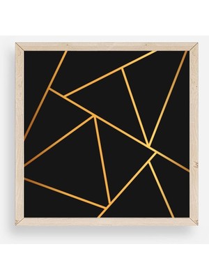 Buffer Üçgen Ahşap Çerçeveli Tablo