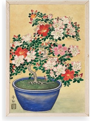 Buffer Ohara Koson Ahşap Çerçeveli Tablo