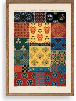 Buffer Motif Ahşap Çerçeveli Tablo