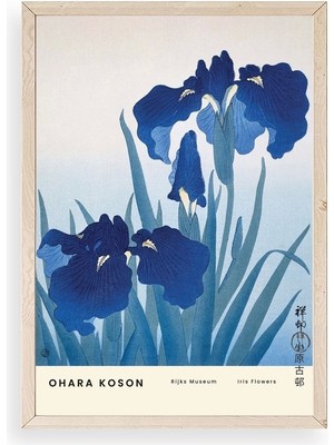 Buffer Ohara Koson Ahşap Çerçeveli Tablo