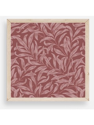 Buffer Yaprak Ahşap Çerçeveli Tablo