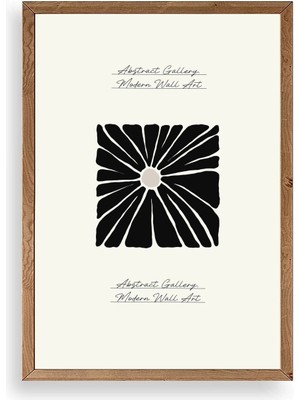 Buffer Çiçek Ahşap Çerçeveli Tablo