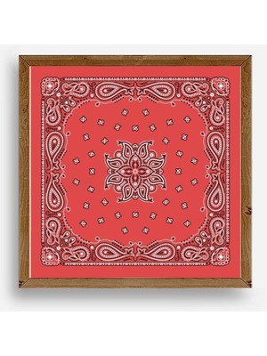 Buffer Motif Ahşap Çerçeveli Tablo