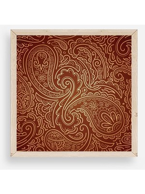 Buffer Motif Ahşap Çerçeveli Tablo