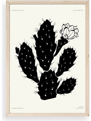 Buffer Çiçek Ahşap Çerçeveli Tablo